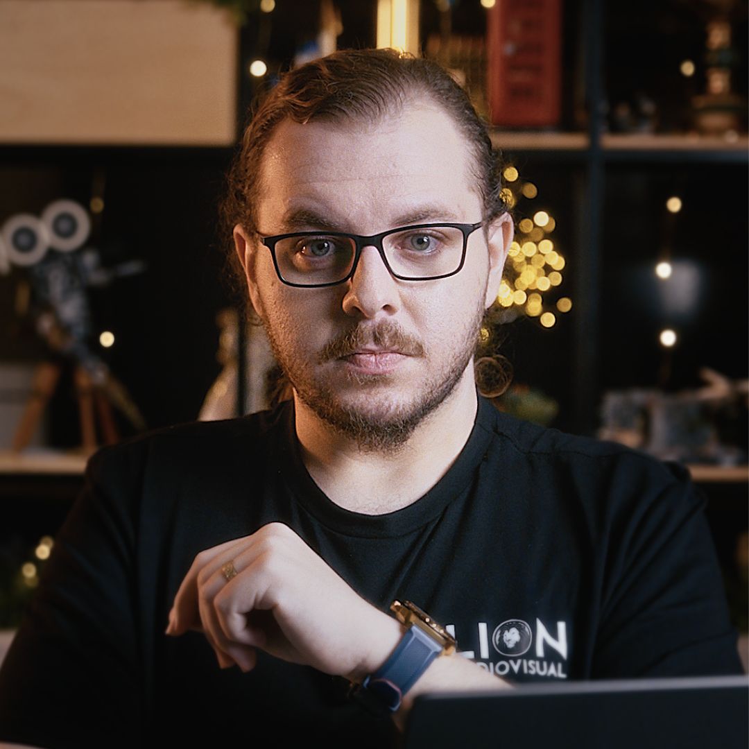 Lucas Marinho, sócio e produtor de vídeo da Lion Audiovisual.
