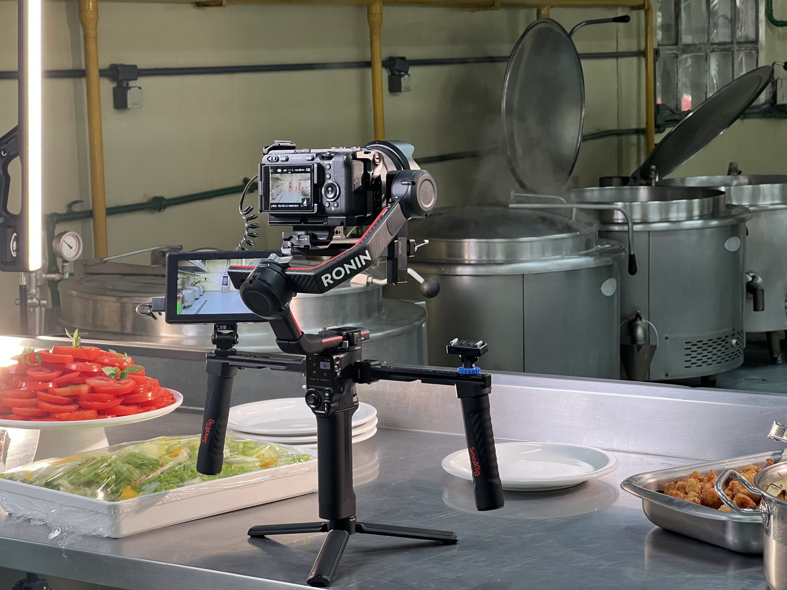 Gimbal ronin 3, fx3 filmagem de institucional