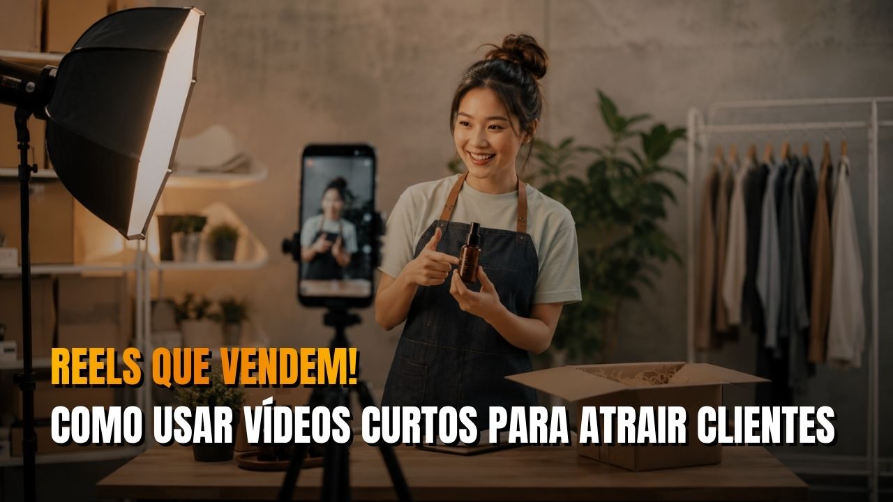 Produção de Reel vertical para empresa com iluminação profissional