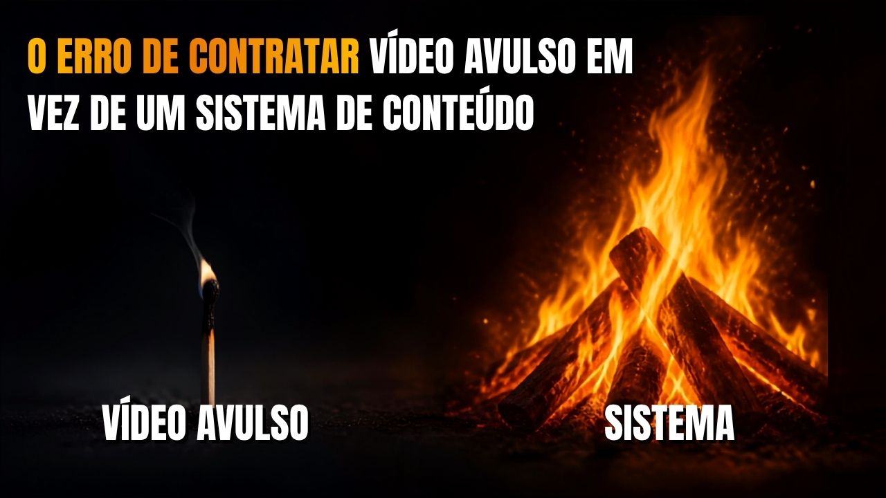 Comparação entre vídeo avulso e sistema contínuo de conteúdo em vídeo