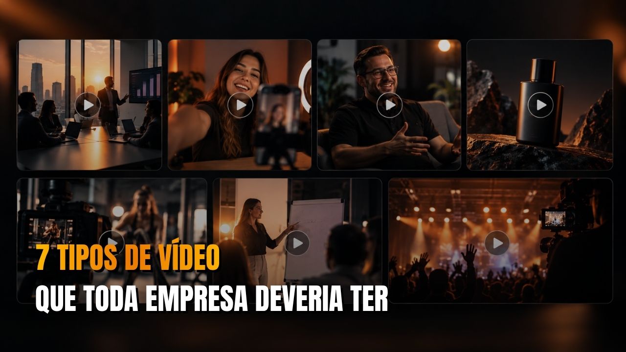 Diferentes tipos de vídeo que uma empresa pode produzir