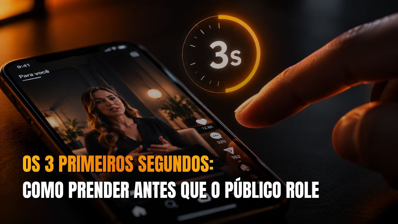 Os três primeiros segundos de um vídeo no feed do celular